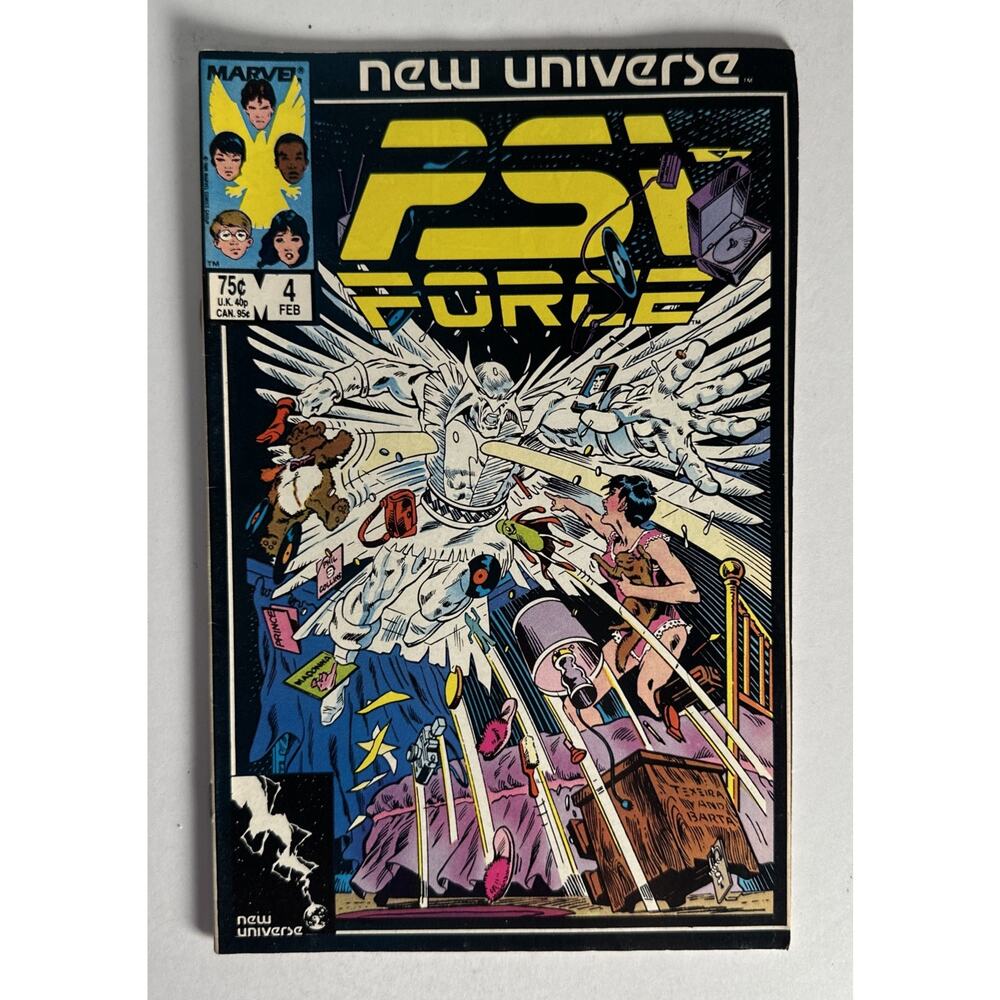 New Universe Psi-Force #4 1987 Marvel Comics